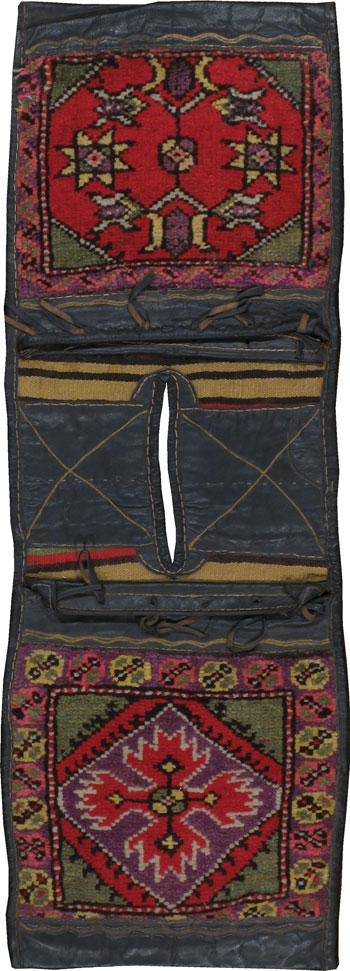 Vintage Turkish Anatolian Saddlebag (Khorjin), No.22656 - Gsblank