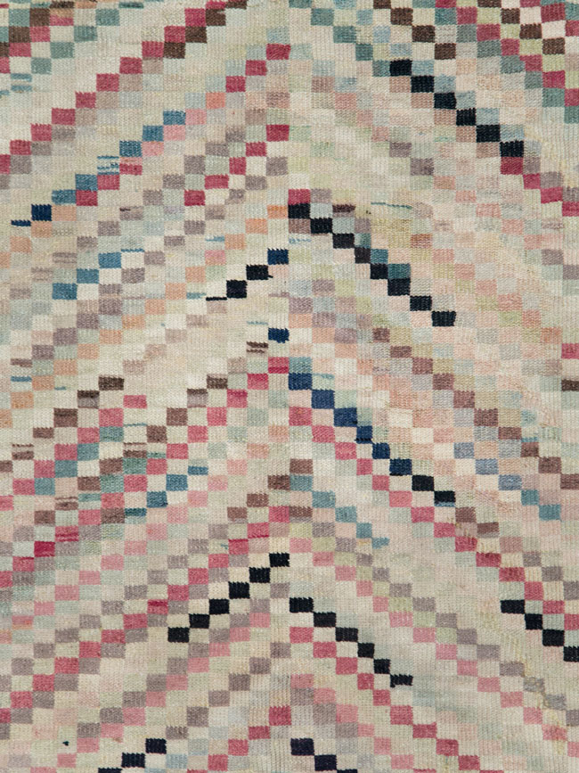 Vintage Turkish Anatolian Gallery Carpet, No.22658 - Gsblank