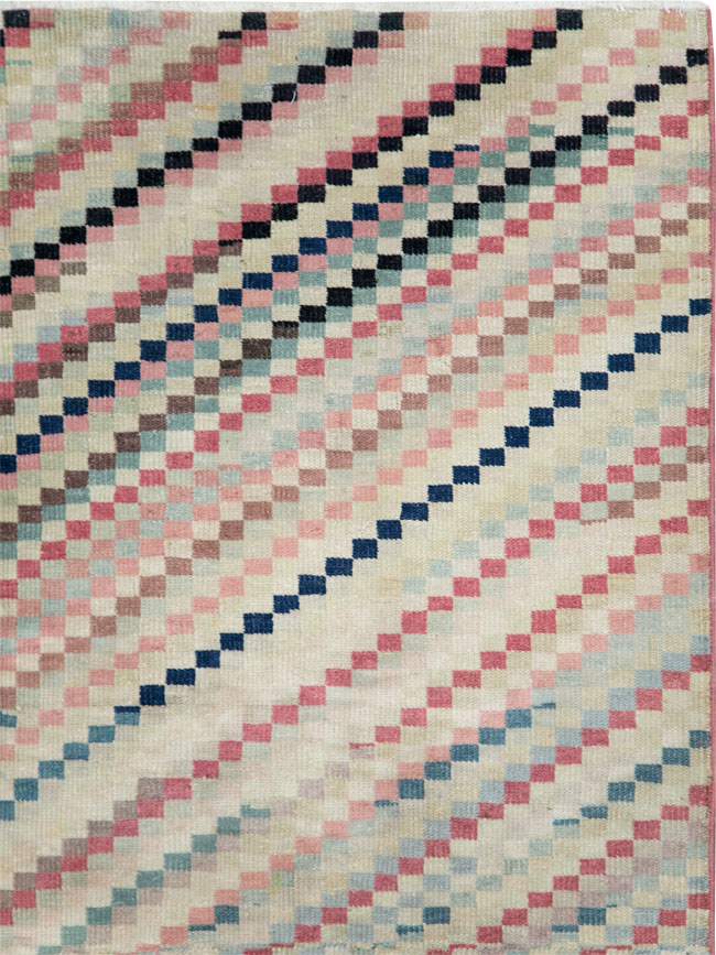 Vintage Turkish Anatolian Gallery Carpet, No.22658 - Gsblank