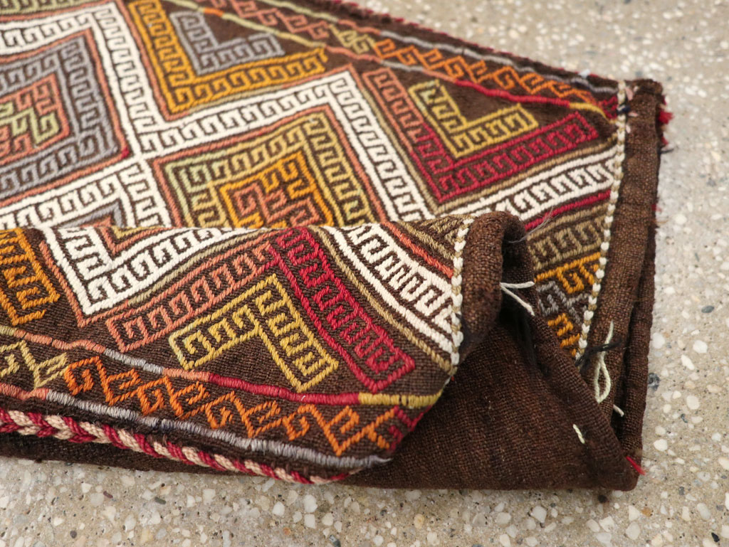 Antique Turkish Flatweave Kilim Pillowcase (Pair: 2 of 2), No.22664 - Gsblank