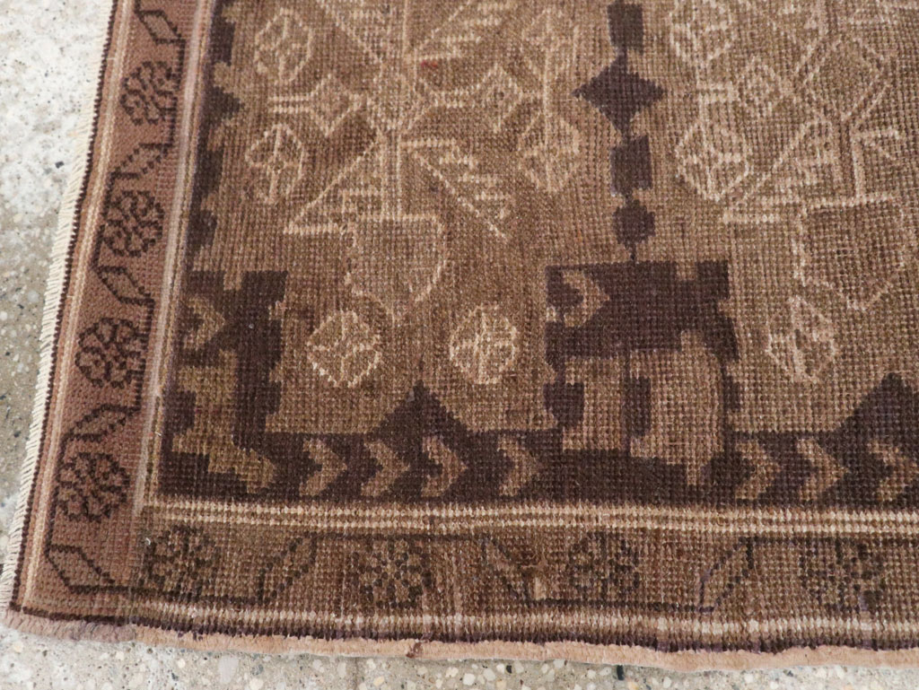 Vintage Persian Malayer Throw Rug, No.22672 - Gsblank