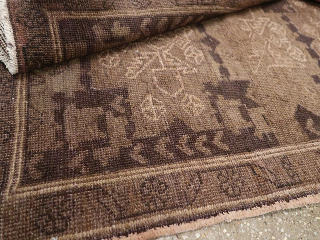 Vintage Persian Malayer Throw Rug, No.22672 - Gsblank