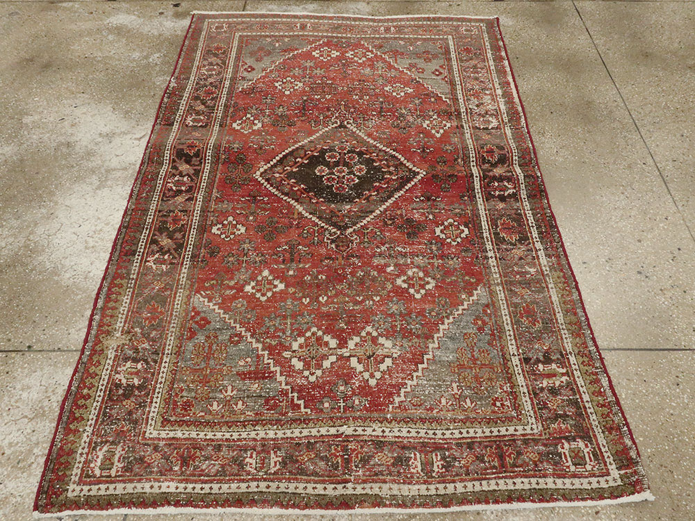Antique Persian Joshegan Rug, No.22679 - Gsblank