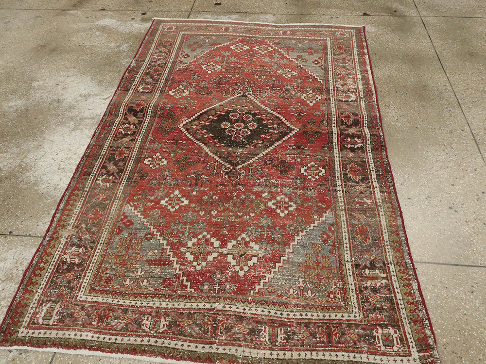 Antique Persian Joshegan Rug, No.22679 - Gsblank