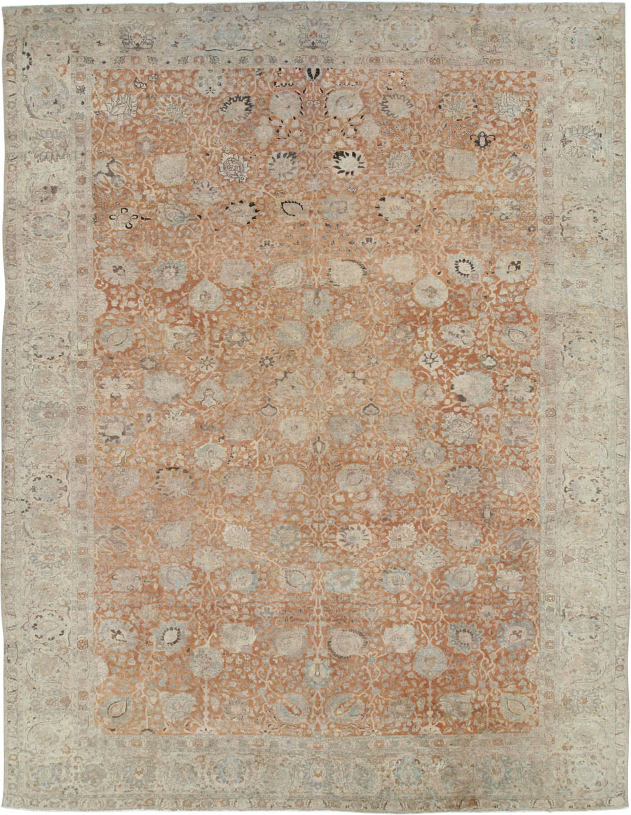 Antique Persian Senneh Tabriz Carpet, No.22681 - Gsblank