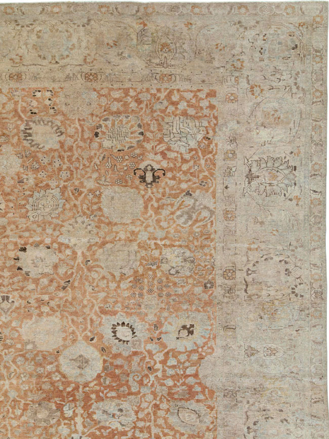 Antique Persian Senneh Tabriz Carpet, No.22681 - Gsblank
