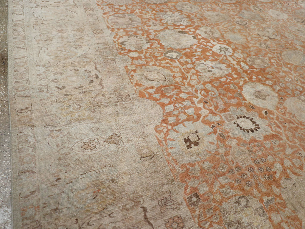 Antique Persian Senneh Tabriz Carpet, No.22681 - Gsblank