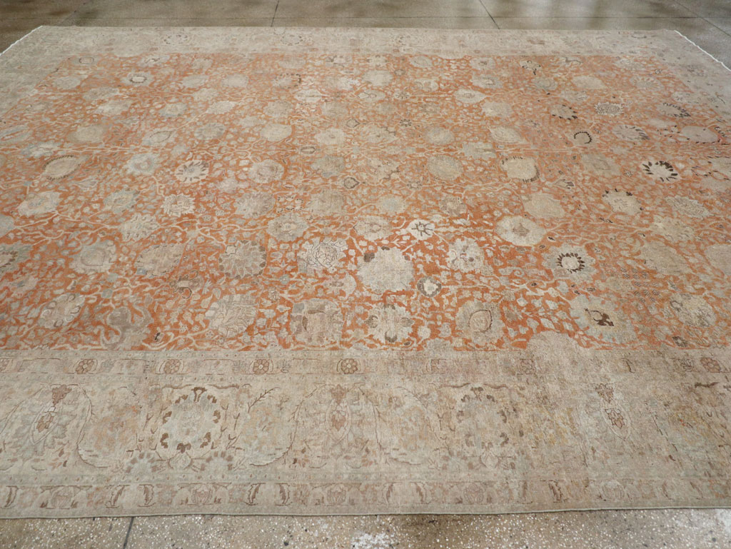 Antique Persian Senneh Tabriz Carpet, No.22681 - Gsblank