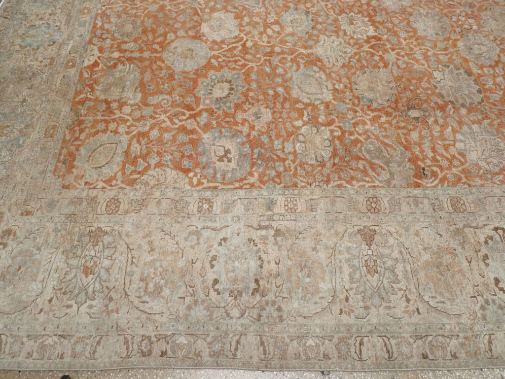 Antique Persian Senneh Tabriz Carpet, No.22681 - Gsblank