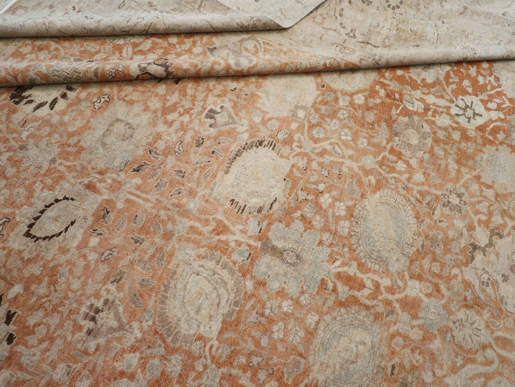 Antique Persian Senneh Tabriz Carpet, No.22681 - Gsblank