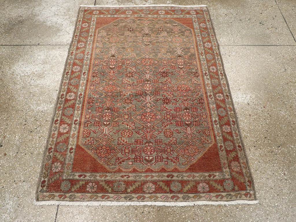 Vintage Persian Malayer Rug, No.22682 - Gsblank
