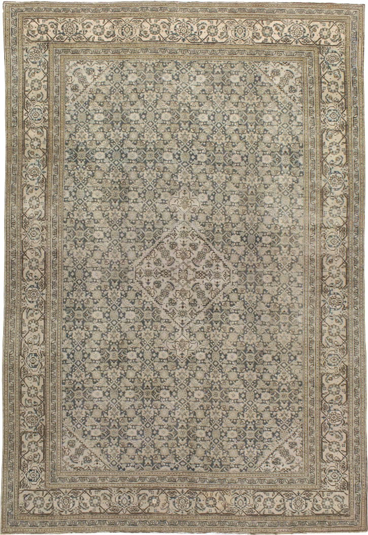Antique Persian Tabriz Carpet, No.22690 - Gsblank