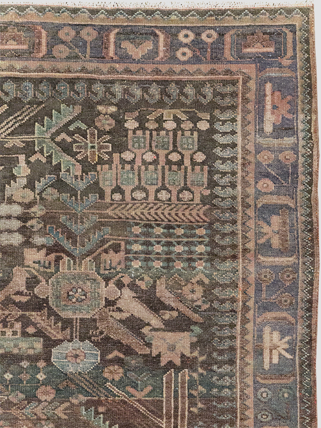Vintage Persian Malayer Runner, No.22691 - Gsblank