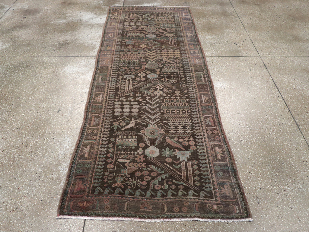 Vintage Persian Malayer Runner, No.22691 - Gsblank