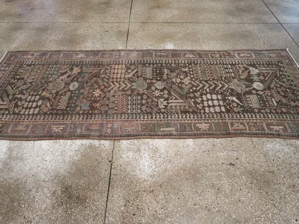 Vintage Persian Malayer Runner, No.22691 - Gsblank