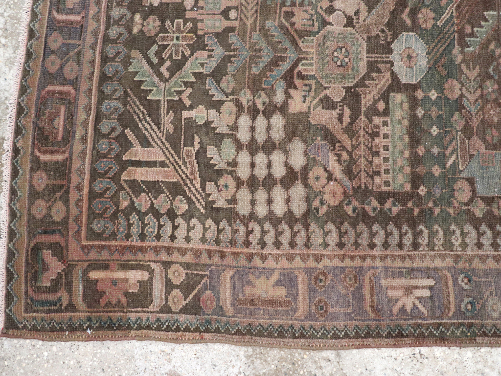 Vintage Persian Malayer Runner, No.22691 - Gsblank