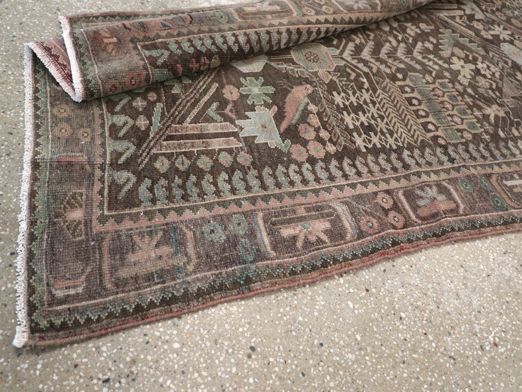 Vintage Persian Malayer Runner, No.22691 - Gsblank