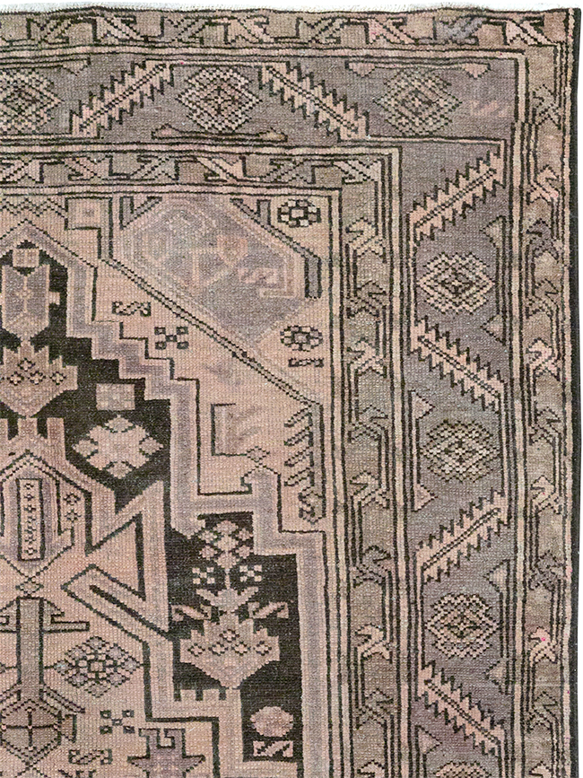 Vintage Persian Malayer Accent Rug, No.22699 - Gsblank