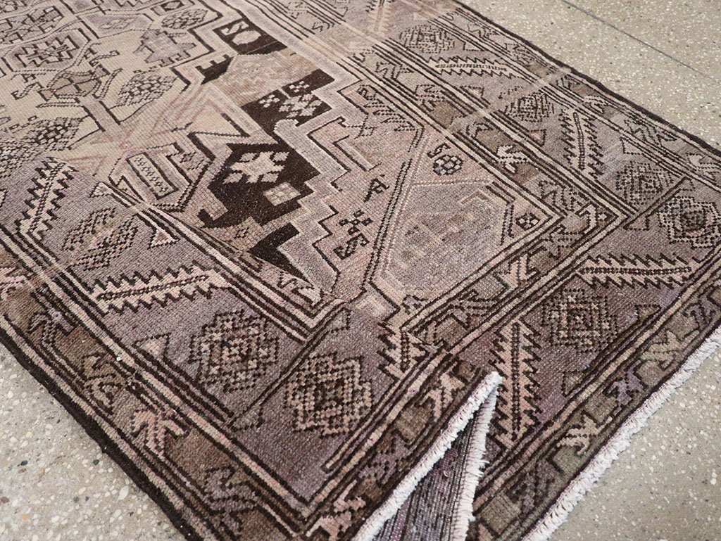 Vintage Persian Malayer Accent Rug, No.22699 - Gsblank