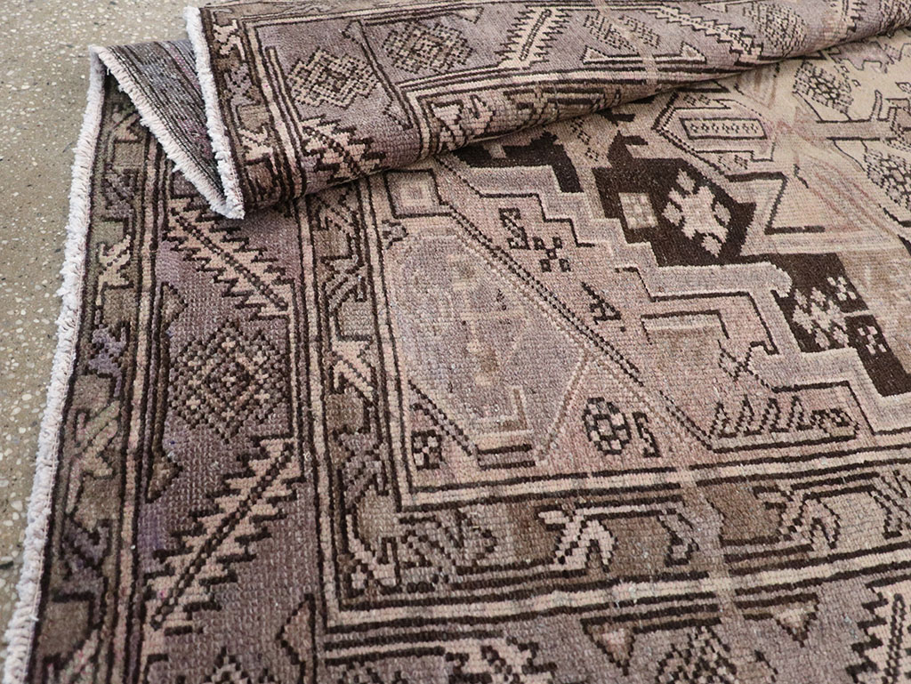 Vintage Persian Malayer Accent Rug, No.22699 - Gsblank