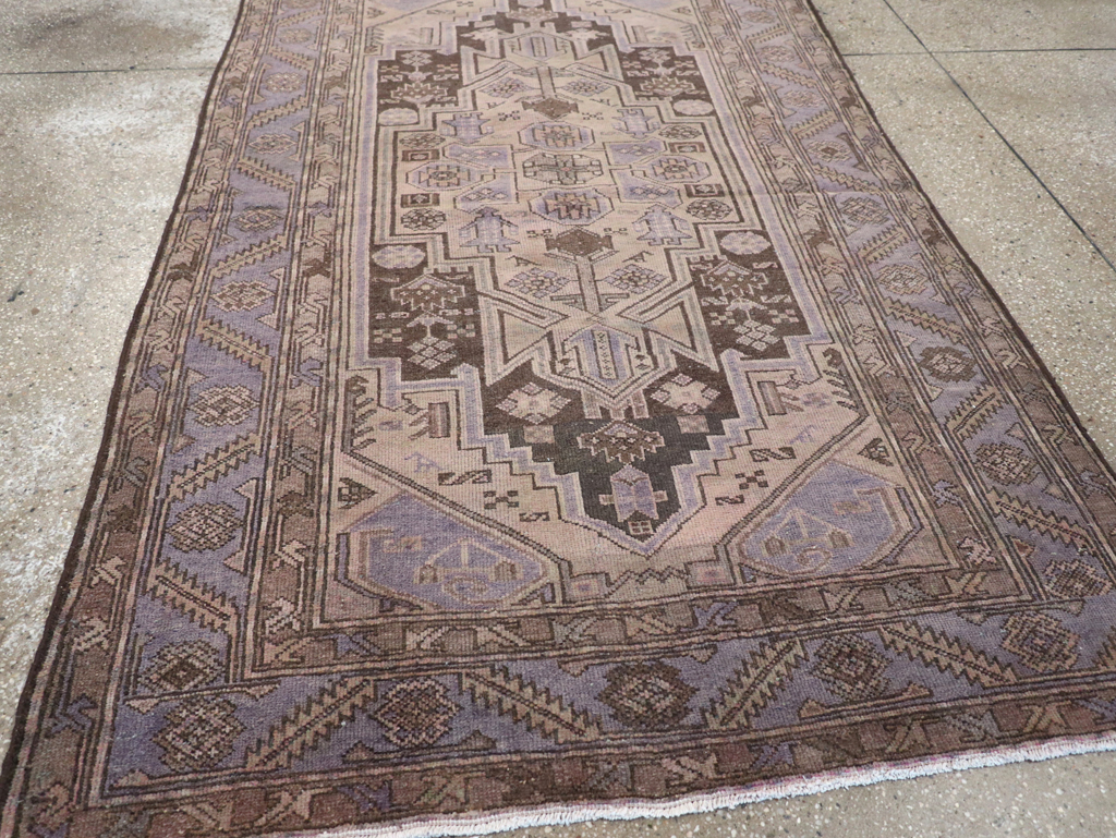 Vintage Persian Malayer Accent Rug, No.22700 - Gsblank