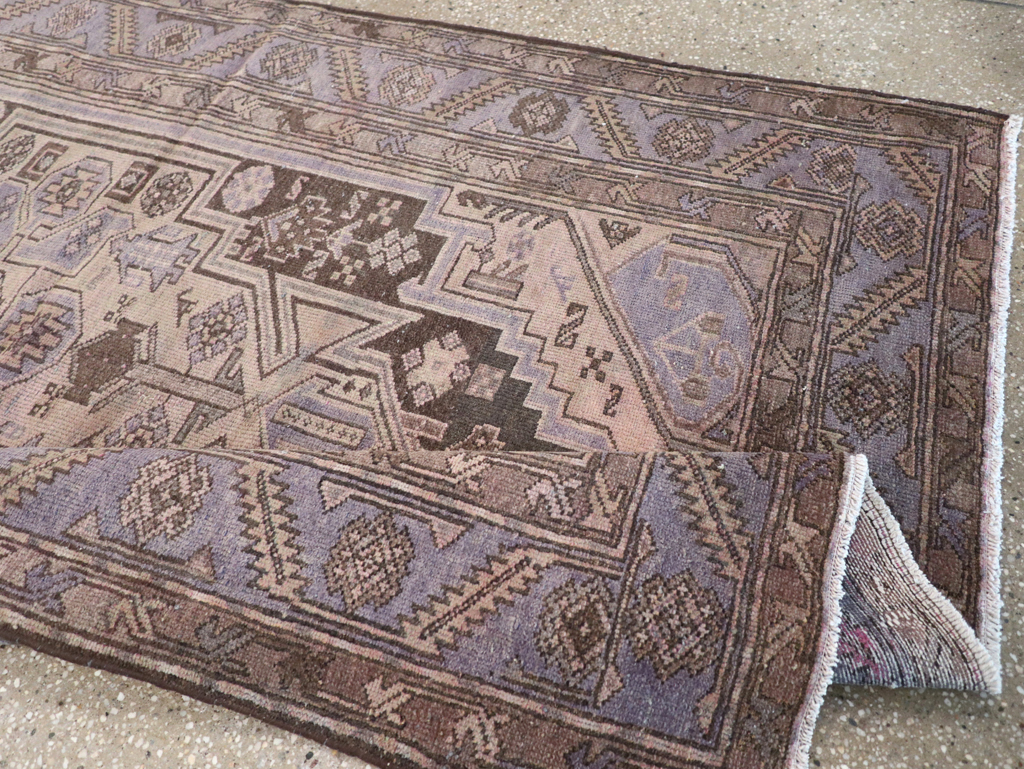 Vintage Persian Malayer Accent Rug, No.22700 - Gsblank
