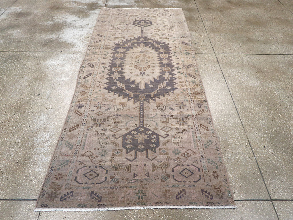 Vintage Persian Malayer Gallery Rug, No.22718 - Gsblank