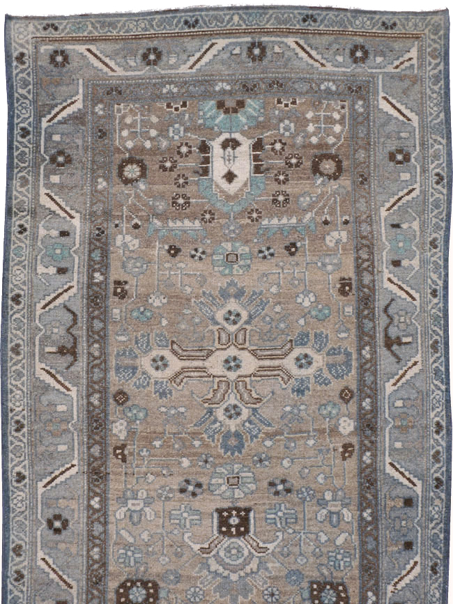 Vintage Persian Malayer Runner, No.22720 - Gsblank