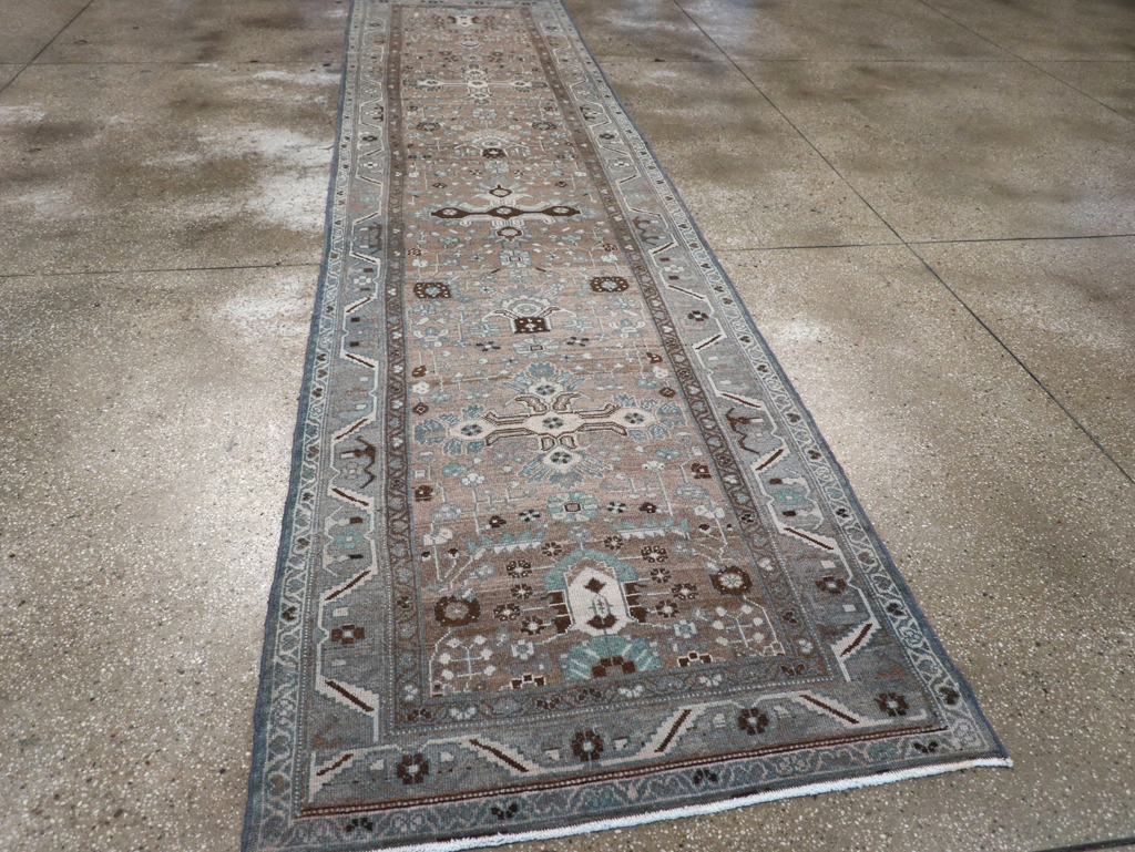 Vintage Persian Malayer Runner, No.22720 - Gsblank