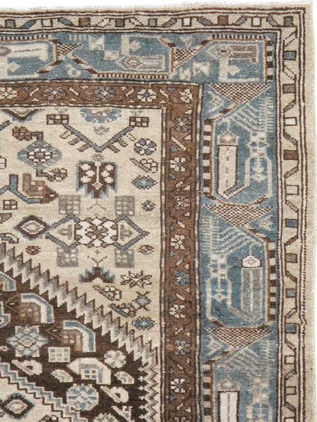 Vintage Persian Malayer Rug, No.22724 - Gsblank