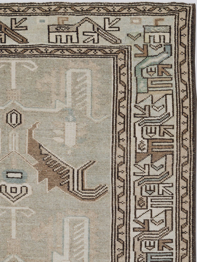 Vintage Persian Malayer Rug, No.22738 - Gsblank