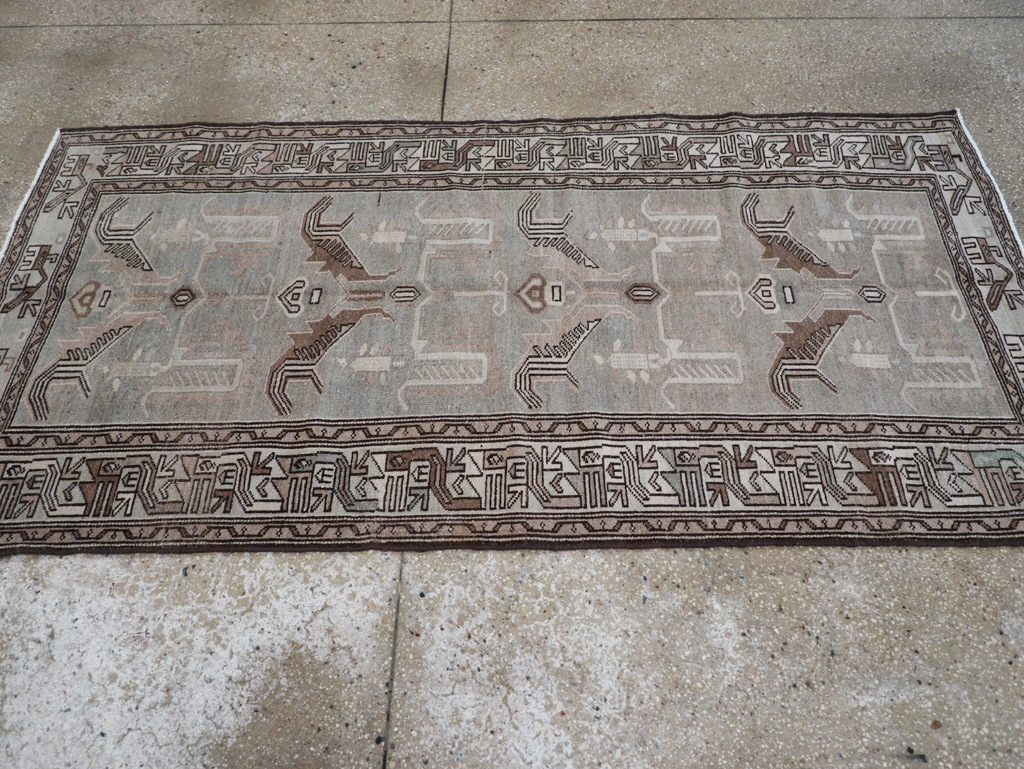 Vintage Persian Malayer Rug, No.22738 - Gsblank