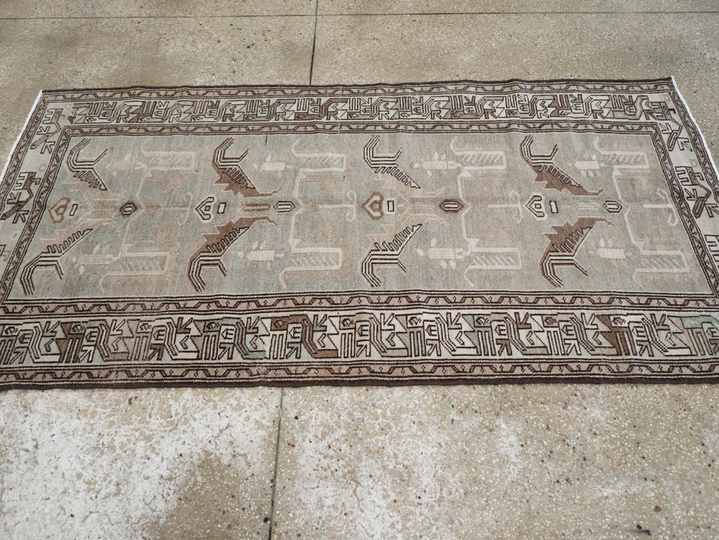 Vintage Persian Malayer Rug, No.22738 - Gsblank