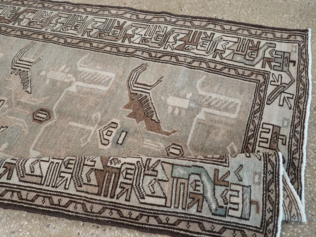 Vintage Persian Malayer Rug, No.22738 - Gsblank