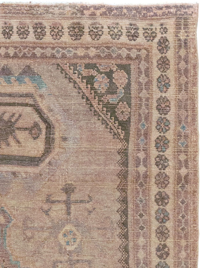 Vintage Persian Malayer Accent Rug, No.22739 - Gsblank