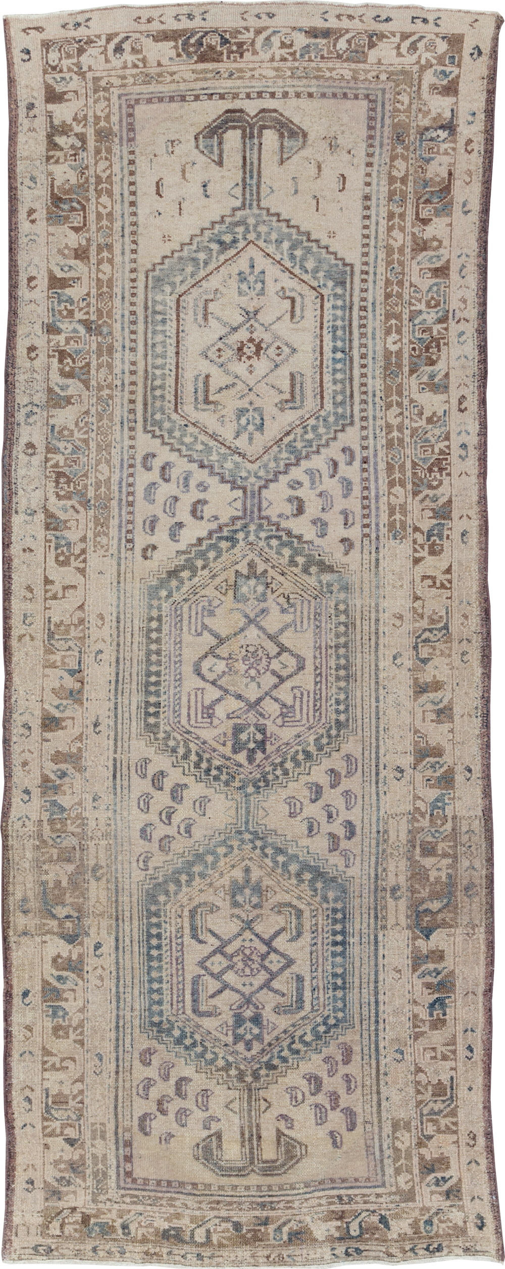 Vintage Persian Malayer Runner, No.22744 - Gsblank