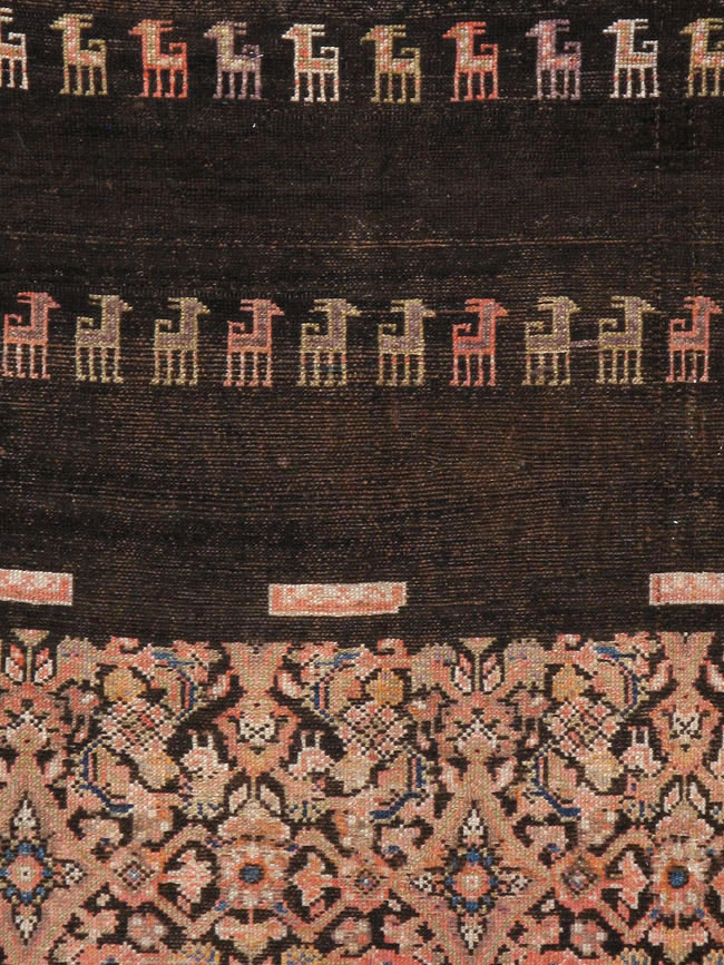 Antique Persian Kurdish Rug, No.22754 - Gsblank