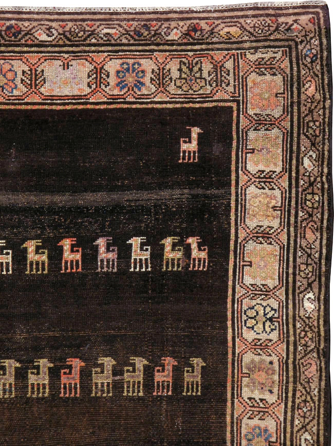 Antique Persian Kurdish Rug, No.22754 - Gsblank