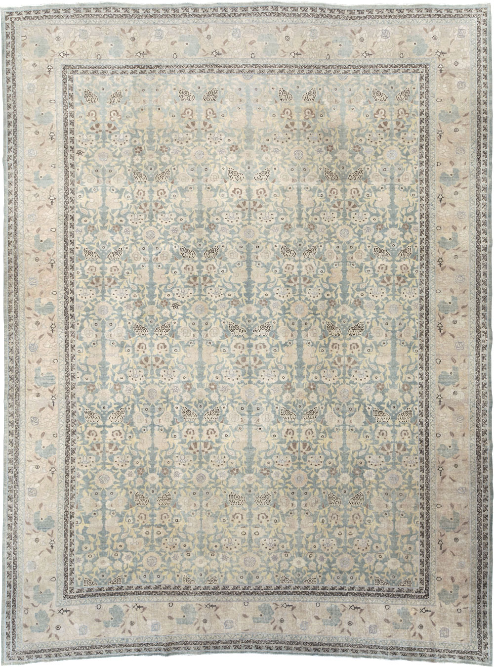 Antique Persian Tabriz Large Room Size Carpet, No.22760 - Gsblank