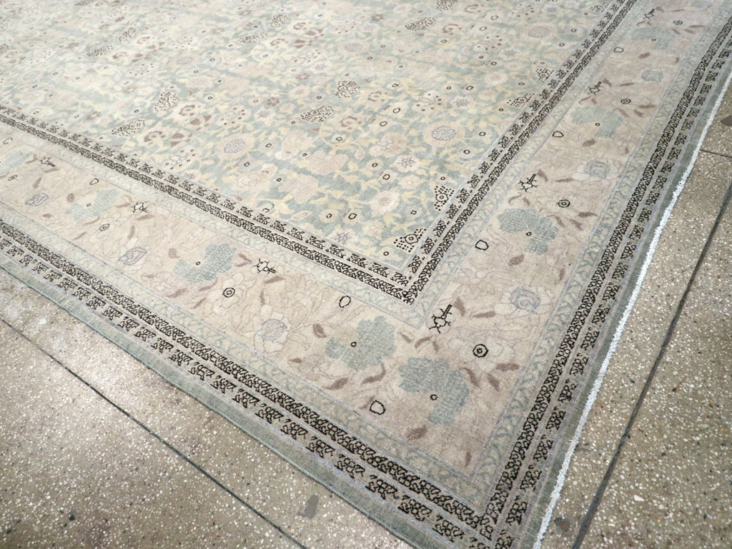 Antique Persian Tabriz Large Room Size Carpet, No.22760 - Gsblank