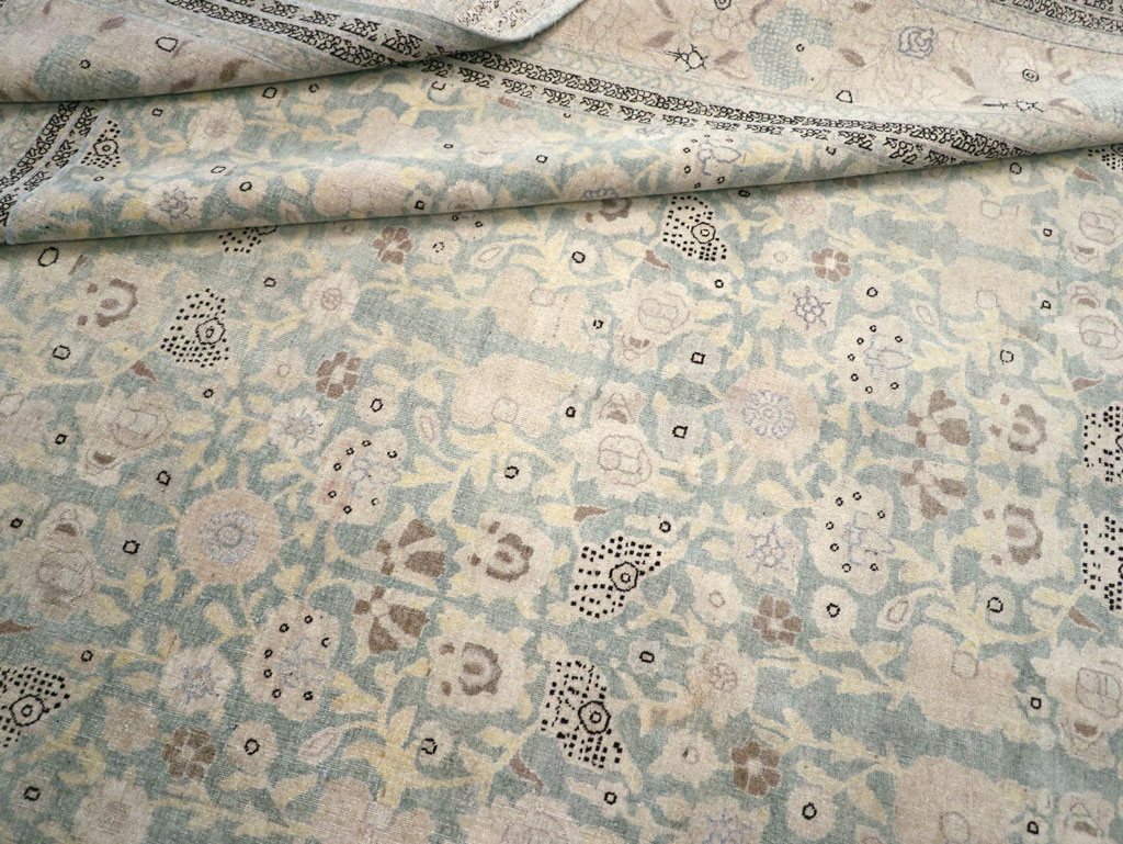 Antique Persian Tabriz Large Room Size Carpet, No.22760 - Gsblank