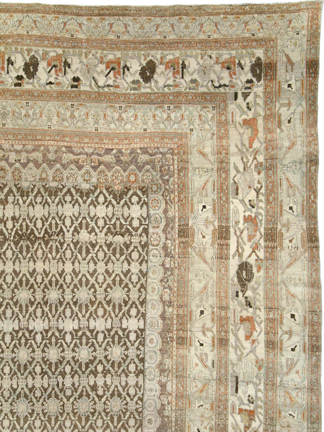 Antique Persian Bibikabad Oversize Carpet, No.22761 - Gsblank