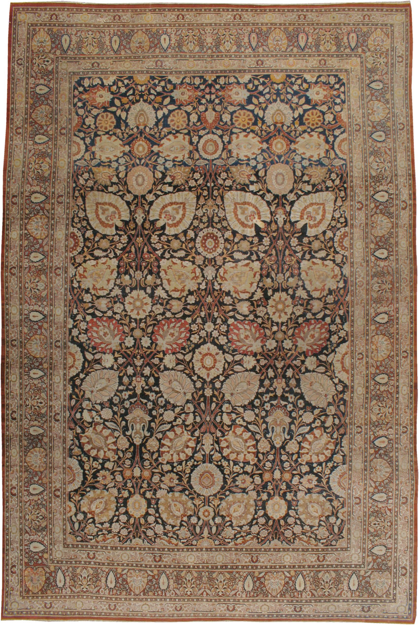 Antique Persian Tabriz Hagi Jalili Carpet, No.22765 - Gsblank
