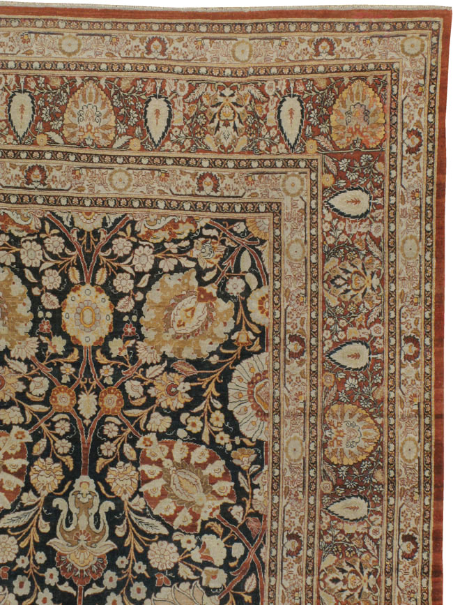 Antique Persian Tabriz Hagi Jalili Carpet, No.22765 - Gsblank
