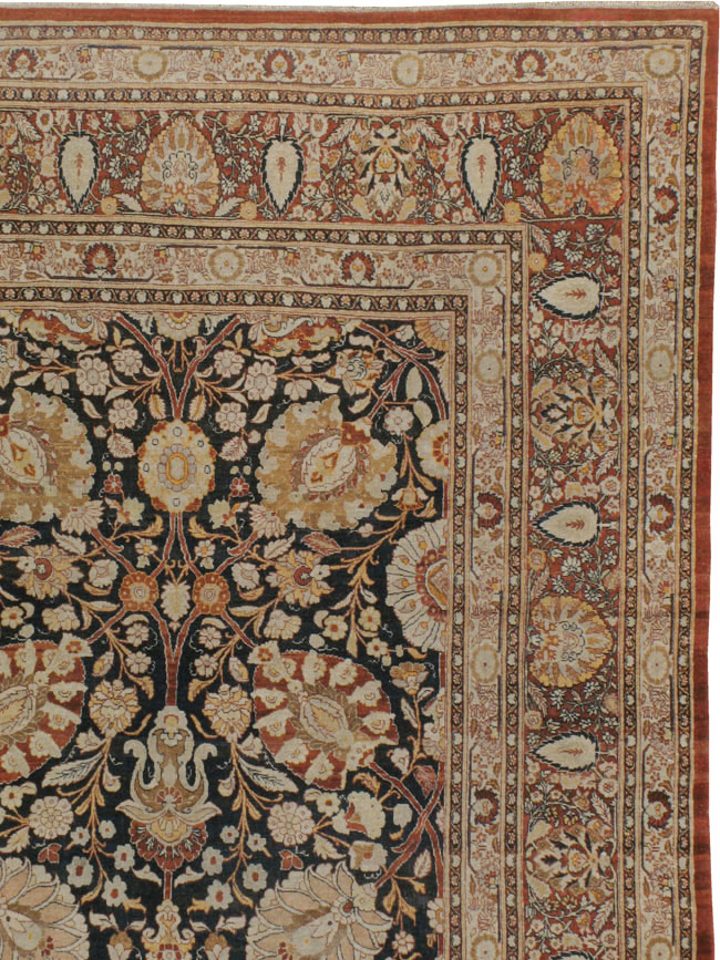 Antique Persian Tabriz Hagi Jalili Carpet, No.22765 - Gsblank