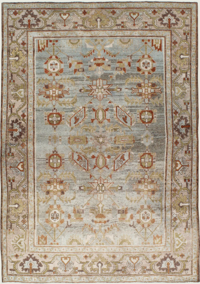 Vintage Persian Malayer Rug, No.22775 - Gsblank