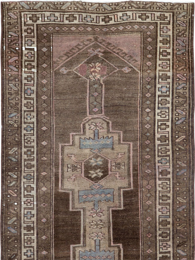 Vintage Persian Serab Runner, No.22776 - Gsblank