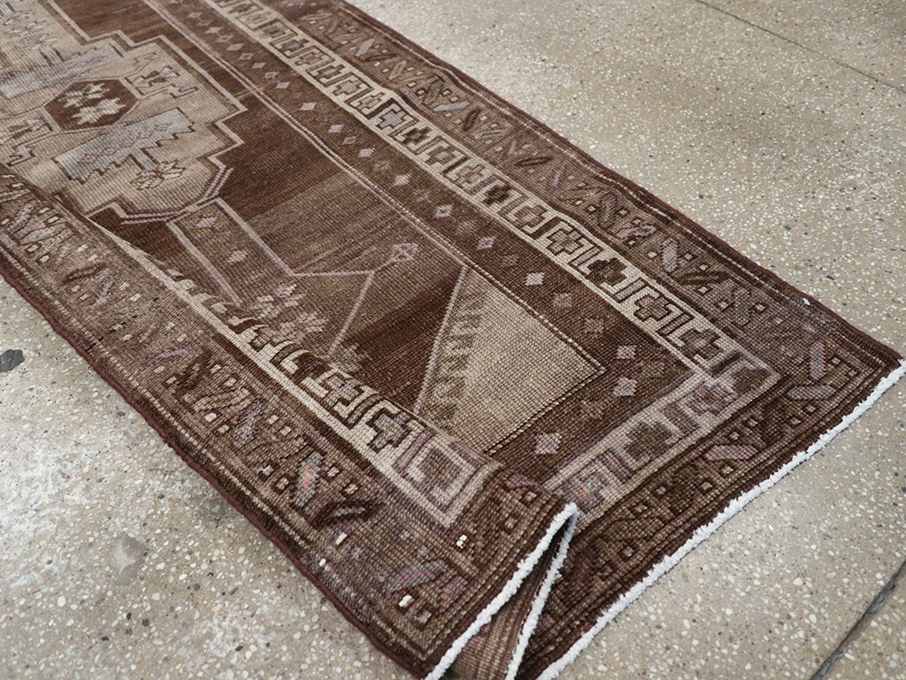 Vintage Persian Serab Runner, No.22776 - Gsblank