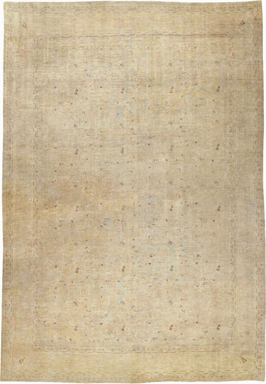 Antique Persian Lavar Kerman Carpet, No.22779 - Gsblank