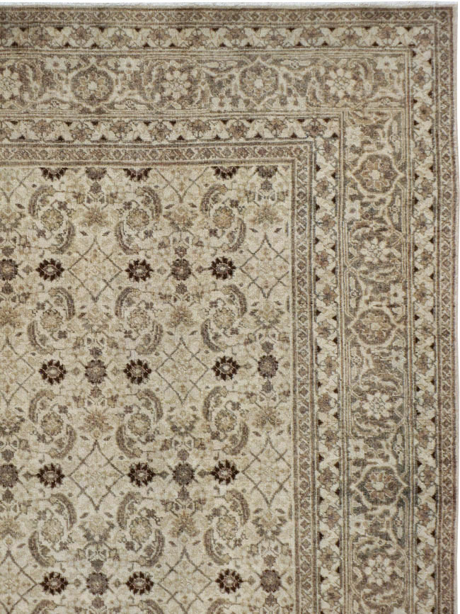 Antique Persian Tabriz Carpet, No.22790 - Gsblank